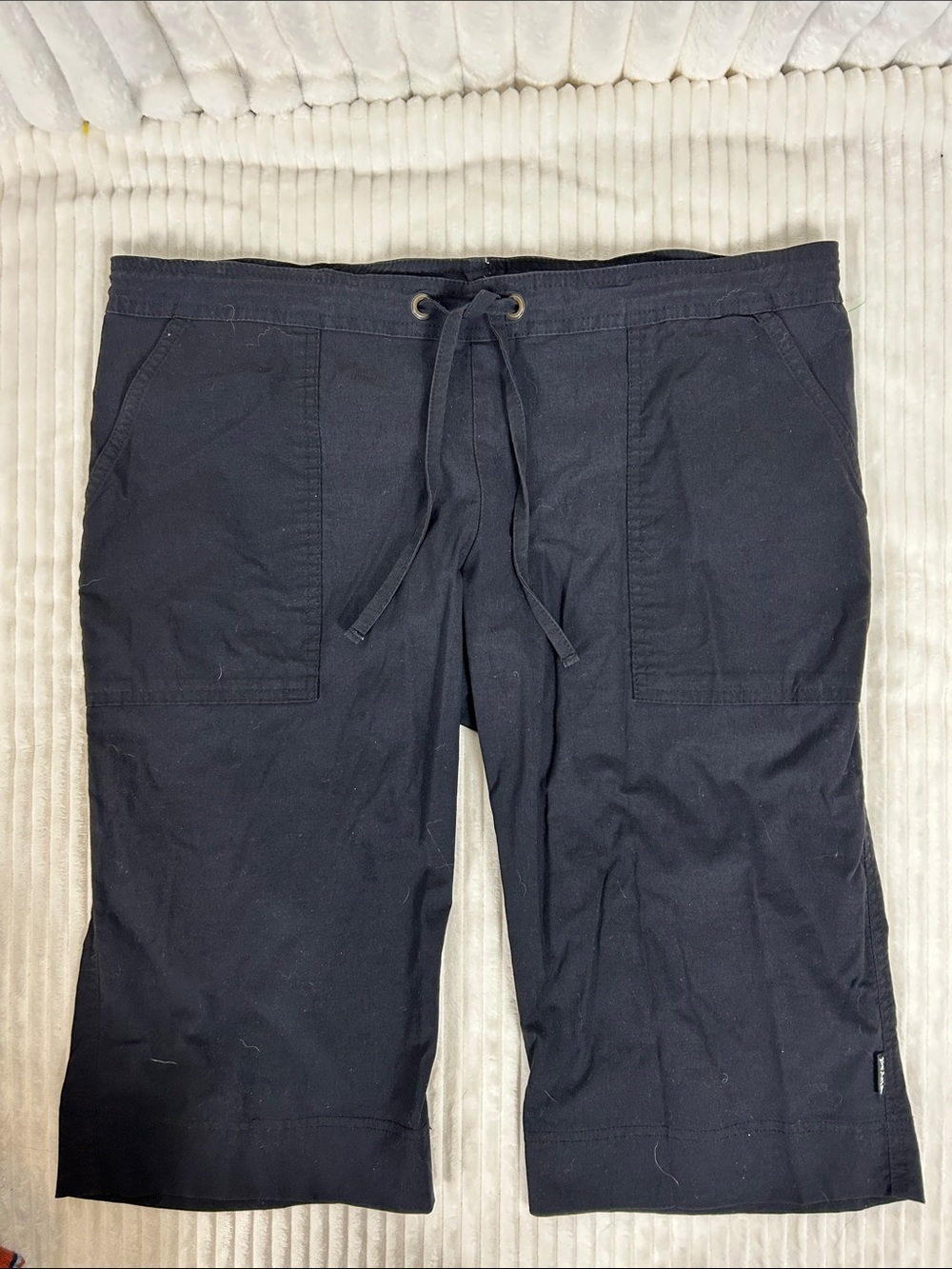 Prana black Bermuda, hiking shorts size M